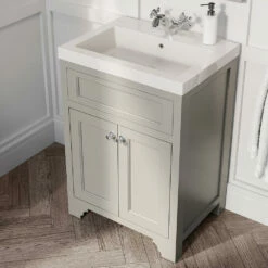 Butler & Rose Charlotte 600mm Vanity Unit - Spa Grey