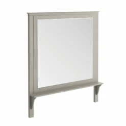 Butler & Rose Mirror With Shelf & Spa Grey Frame - 1200 X 1400mm 11 Butler & Rose Mirror With Shelf & Spa Grey Frame - 1200 X 1400mm -TAP WAREHOUSE Shop butler and rose framed mirror with shelf 1200x1400mm dovetail grey cutout