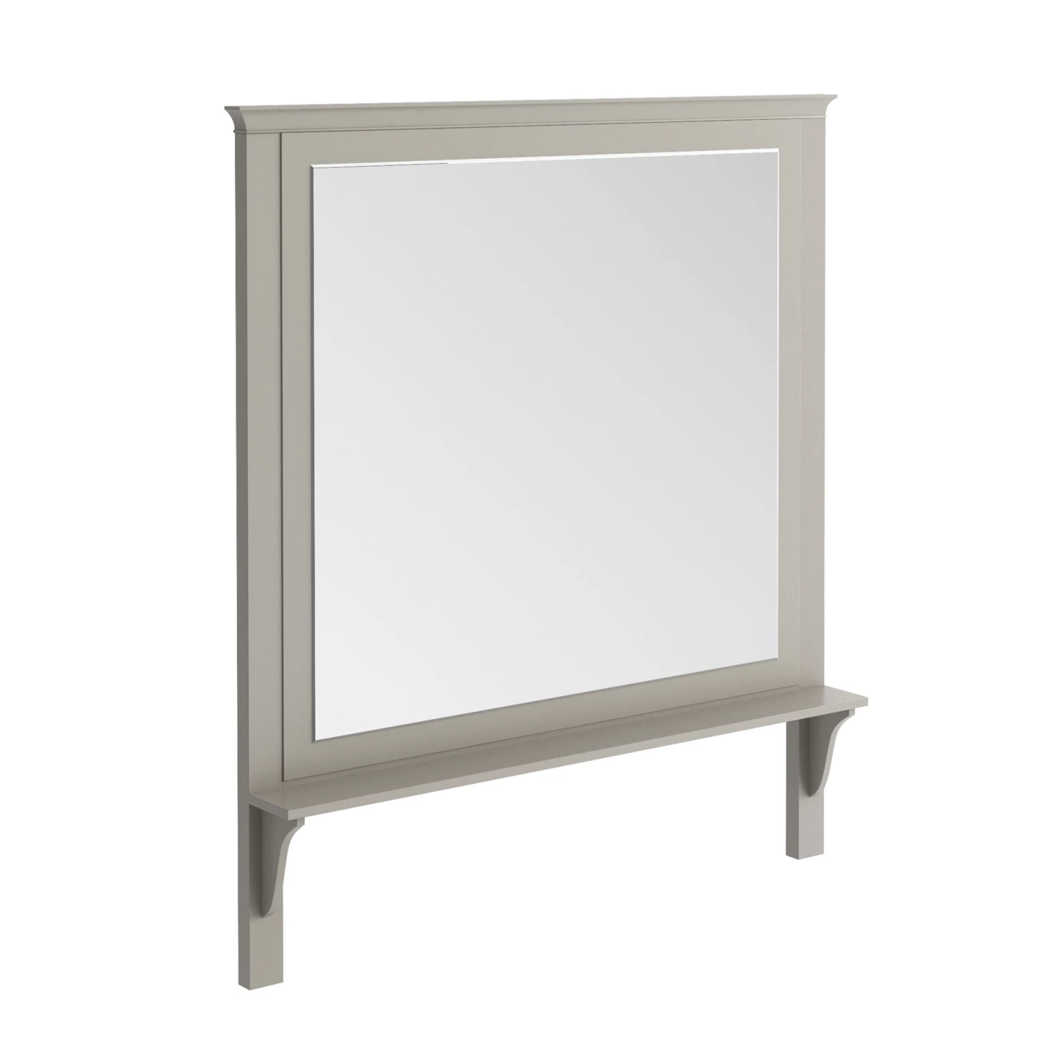 Butler & Rose Mirror With Shelf & Spa Grey Frame - 1200 X 1400mm 5 Butler & Rose Mirror With Shelf & Spa Grey Frame - 1200 X 1400mm - Image 3