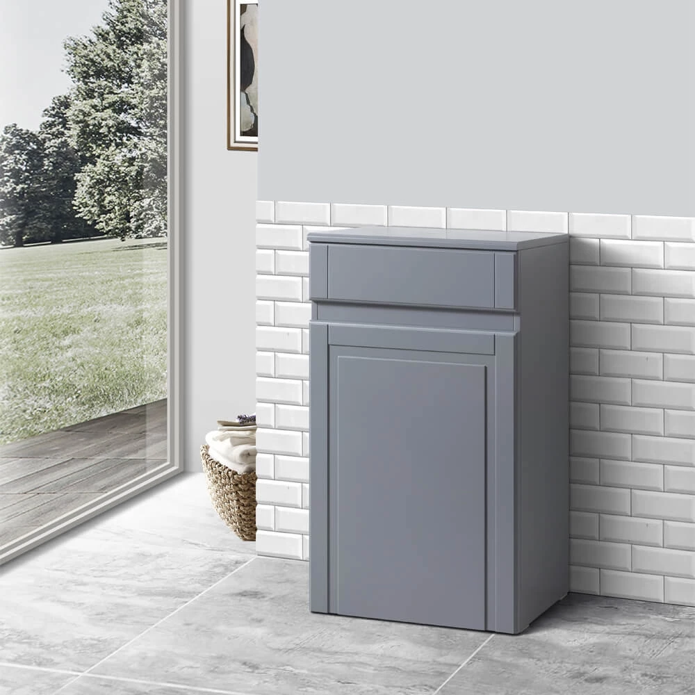 Butler & Rose Darcy 500mm Back To Wall Toilet Unit - Chalk White 3 Butler & Rose Darcy 500mm Back To Wall Toilet Unit - Chalk White