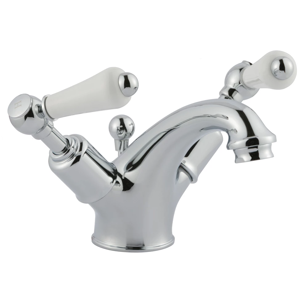 Butler & Rose Caledonia Lever Mono Basin Mixer With Pop-up Waste - Chrome 5 Butler & Rose Caledonia Lever Mono Basin Mixer With Pop-up Waste - Chrome - Image 3