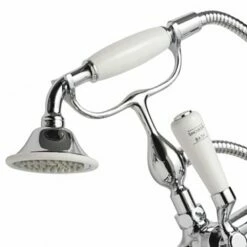 Butler & Rose Caledonia Crosshead Wall Mounted Bath Shower Mixer With Handset Kit - Chrome 8 Butler & Rose Caledonia Crosshead Wall Mounted Bath Shower Mixer With Handset Kit - Chrome -TAP WAREHOUSE Shop butler rose caledonia chrome handset and craddle
