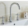Butler & Rose Caledonia Crosshead 3 Hole Basin Mixer Tap & Waste 2 Butler & Rose Caledonia Crosshead 3 Hole Basin Mixer Tap & Waste -TAP WAREHOUSE Shop butler rose caledonia cross 3 hole basin mixer tap