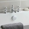 Butler & Rose Caledonia Crosshead 3 Hole Bath Filler - Chrome 2 Butler & Rose Caledonia Crosshead 3 Hole Bath Filler - Chrome -TAP WAREHOUSE Shop butler rose caledonia cross 3hole deck bath filler