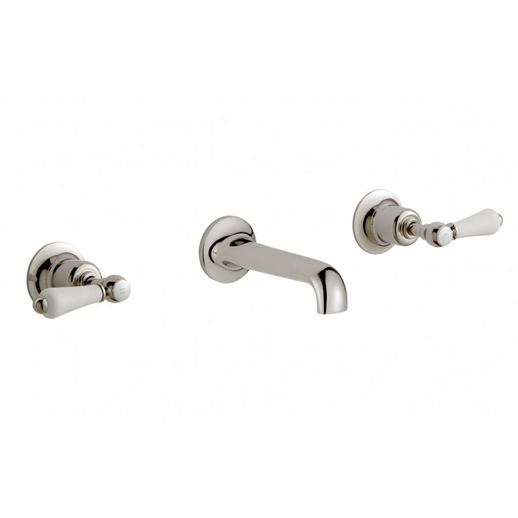 Butler & Rose Caledonia Lever 3 Hole Wall Mounted Basin Mixer - Chrome 5 Butler & Rose Caledonia Lever 3 Hole Wall Mounted Basin Mixer - Chrome - Image 3
