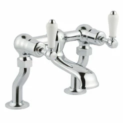 Butler & Rose Caledonia Lever Deck Mounted Bath Filler - Nickel