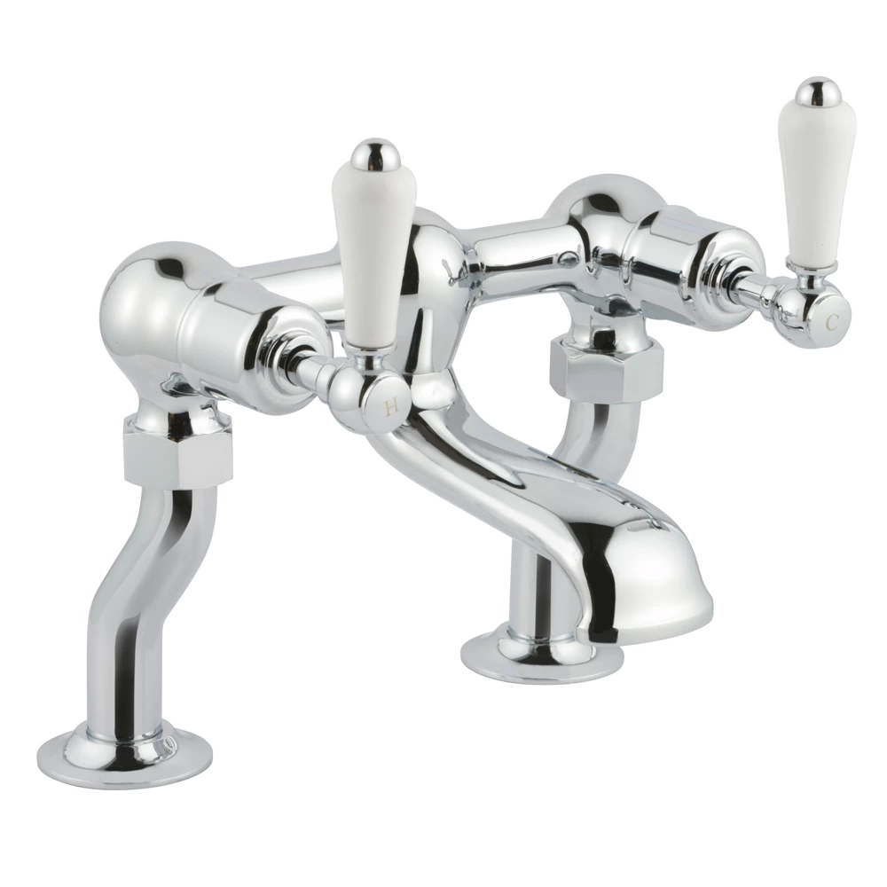 Butler & Rose Caledonia Lever Deck Mounted Bath Filler - Nickel 3 Butler & Rose Caledonia Lever Deck Mounted Bath Filler - Nickel