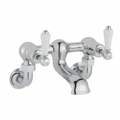 Butler & Rose Caledonia Lever Wall Mounted Bath Filler - Nickel