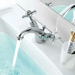 Butler & Rose Caledonia Pinch Mono Basin Mixer With Pop-up Waste - Nickel