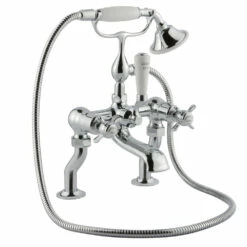 Butler & Rose Caledonia Pinch Bath Shower Mixer With Shower Kit - Chrome 10 Butler & Rose Caledonia Pinch Bath Shower Mixer With Shower Kit - Chrome -TAP WAREHOUSE Shop butler rose caledonia pinch bath and shower mixer 1