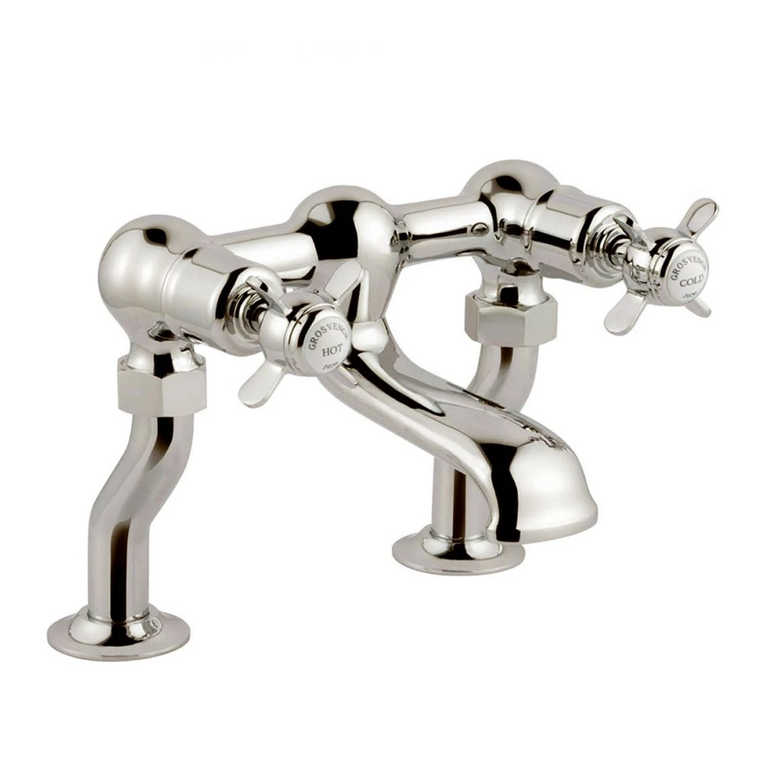 Butler & Rose Caledonia Pinch Deck Mounted Bath Filler - Chrome 4 Butler & Rose Caledonia Pinch Deck Mounted Bath Filler - Chrome - Image 2