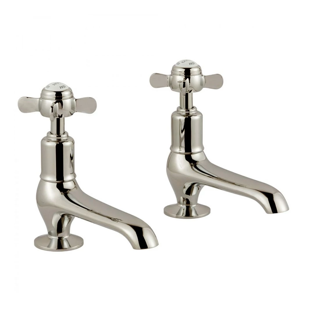 Butler & Rose Caledonia Pinch Long Nose Basin Pillar Taps - Chrome 4 Butler & Rose Caledonia Pinch Long Nose Basin Pillar Taps - Chrome - Image 2