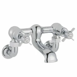Butler & Rose Caledonia Pinch Wall Mounted Bath Filler - Nickel