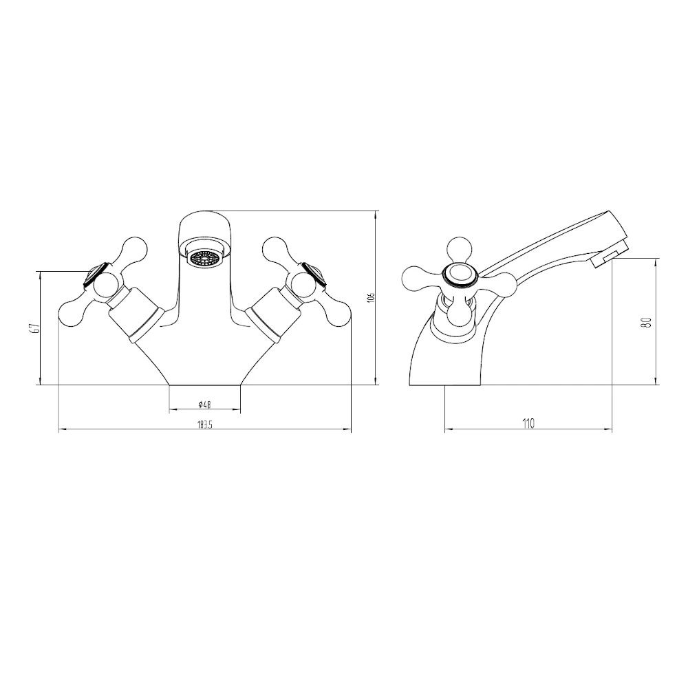 Butler & Rose Carlton Mono Basin Mixer With Waste 6 Butler & Rose Carlton Mono Basin Mixer With Waste - Image 4