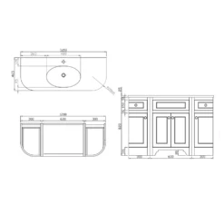 Butler & Rose Charlotte 1200mm Floorstanding Vanity Unit & Basin - Spa Grey -TAP WAREHOUSE Shop butler rose charlotte 1200mm floor vanity tech