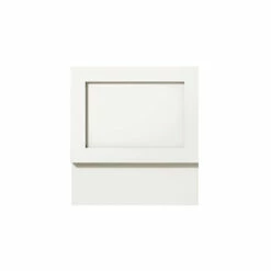 Butler & Rose Wooden End Bath Panel - 750mm - Arctic White 15 Butler & Rose Wooden End Bath Panel - 750mm - Arctic White -TAP WAREHOUSE Shop butler rose end bath panel almond white cutout