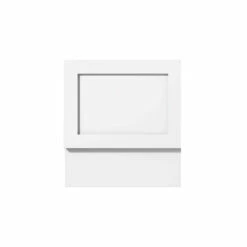 Butler & Rose Wooden End Bath Panel - 750mm - Arctic White 12 Butler & Rose Wooden End Bath Panel - 750mm - Arctic White -TAP WAREHOUSE Shop butler rose end bath panel arctic white cutout