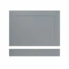 Butler & Rose Bath End Panel - 700mm - Matt Grey -TAP WAREHOUSE Shop butler rose end bath panel matt grey cutout1
