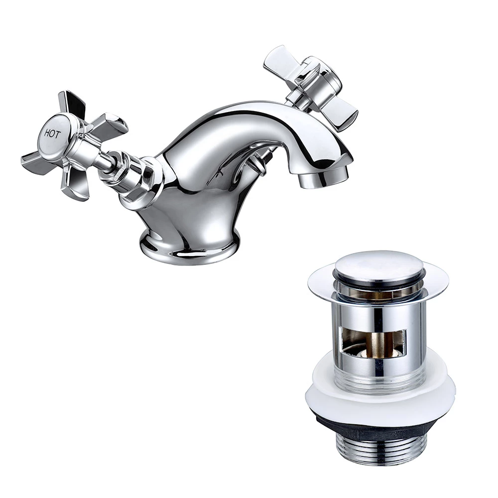 Butler & Rose Loretta Traditional Mono Basin Mixer With Free Waste 4 Butler & Rose Loretta Traditional Mono Basin Mixer With Free Waste - Image 2