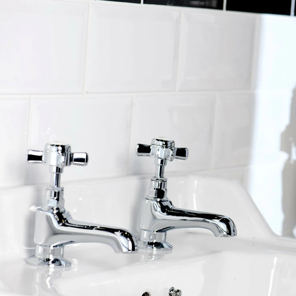Butler & Rose Loretta Traditional Basin Pillar Taps 4 Butler & Rose Loretta Traditional Basin Pillar Taps - Image 2