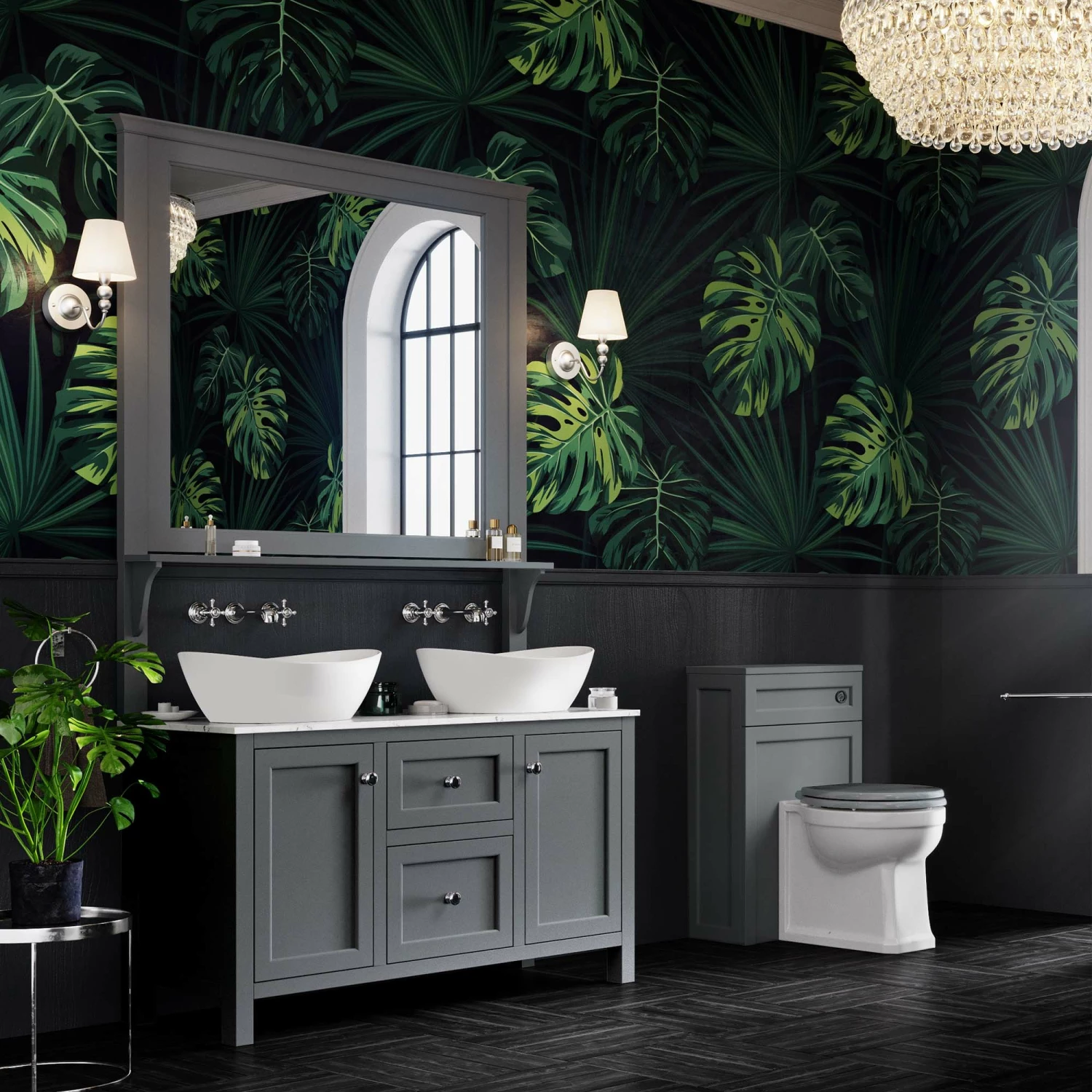 Butler & Rose Mirror With Shelf & Spa Grey Frame - 1200 X 1400mm 7 Butler & Rose Mirror With Shelf & Spa Grey Frame - 1200 X 1400mm - Image 5