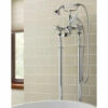 Butler & Rose Caledonia Pinch Floorstanding Bath Shower Mixer With Shower Kit - Chrome 2 Butler & Rose Caledonia Pinch Floorstanding Bath Shower Mixer With Shower Kit - Chrome -TAP WAREHOUSE Shop butler rose pinch floor bath and shower mixer kit