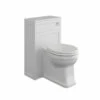 Butler & Rose 500mm Back To Wall Toilet Unit - Dovetail Grey -TAP WAREHOUSE Shop butler rose wc unit arctic white cutout