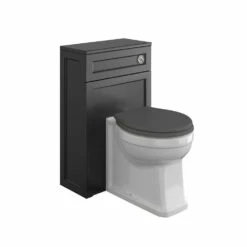 Butler & Rose 500mm Back To Wall Toilet Unit - Dovetail Grey 12 Butler & Rose 500mm Back To Wall Toilet Unit - Dovetail Grey -TAP WAREHOUSE Shop butler rose wc unit spa grey cutout
