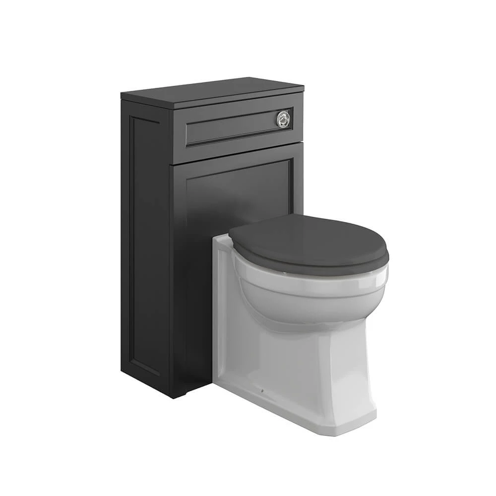 Butler & Rose 500mm Back To Wall Toilet Unit - Dovetail Grey 6 Butler & Rose 500mm Back To Wall Toilet Unit - Dovetail Grey - Image 4
