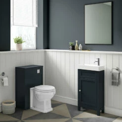 Butler & Rose Catherine 500mm Back To Wall Toilet Unit - Shadow Grey 15 Butler & Rose Catherine 500mm Back To Wall Toilet Unit - Shadow Grey -TAP WAREHOUSE Shop butlerandrose catherine cloakroom unit shadowgrey lifestyle1