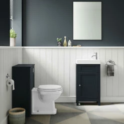 Butler & Rose Catherine 500mm Back To Wall Toilet Unit - Shadow Grey 17 Butler & Rose Catherine 500mm Back To Wall Toilet Unit - Shadow Grey -TAP WAREHOUSE Shop butlerandrose catherine cloakroom unit shadowgrey lifestyle2