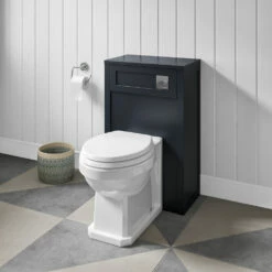 Butler & Rose Catherine 500mm Back To Wall Toilet Unit - Shadow Grey