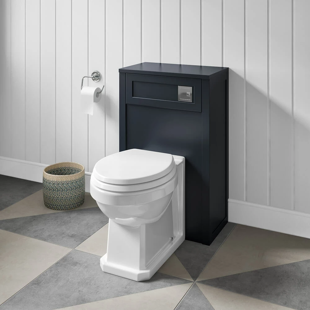 Butler & Rose Catherine 500mm Back To Wall Toilet Unit - Shadow Grey 3 Butler & Rose Catherine 500mm Back To Wall Toilet Unit - Shadow Grey