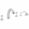 Sagittarius Churchman 4 Hole Bath Filler With Shower Kit 1 Sagittarius Churchman 4 Hole Bath Filler With Shower Kit -TAP WAREHOUSE Shop ch114c