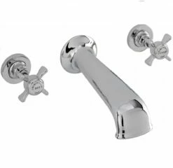 Sagittarius Churchman 3 Hole Wall Mounted Bath Mixer