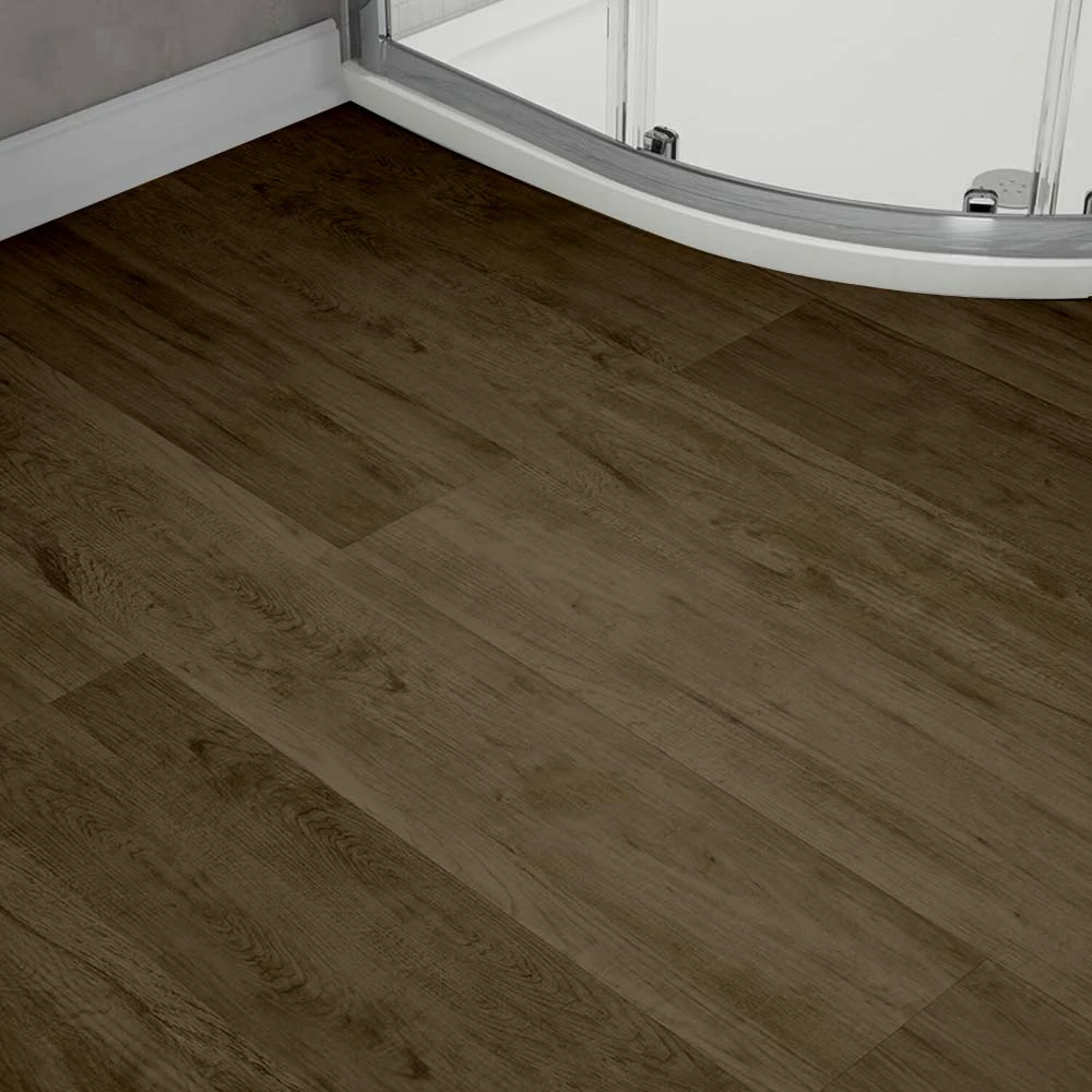 Chestnut Finish Vinyl Plank Flooring 12 Piece Pack - Approx. 2.65m² 3 Chestnut Finish Vinyl Plank Flooring 12 Piece Pack - Approx. 2.65m²