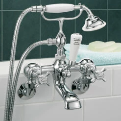 Sagittarius Churchman Deluxe Wall Mounted Bath Shower Mixer & No1 Kit -TAP WAREHOUSE Shop churchmans