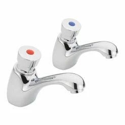 Sagittarius Contract Non Concussive Push Button Basin Taps