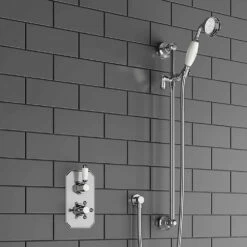 Butler & Rose Genevieve Concealed Thermostatic Shower Valve & Slide Rail Kit