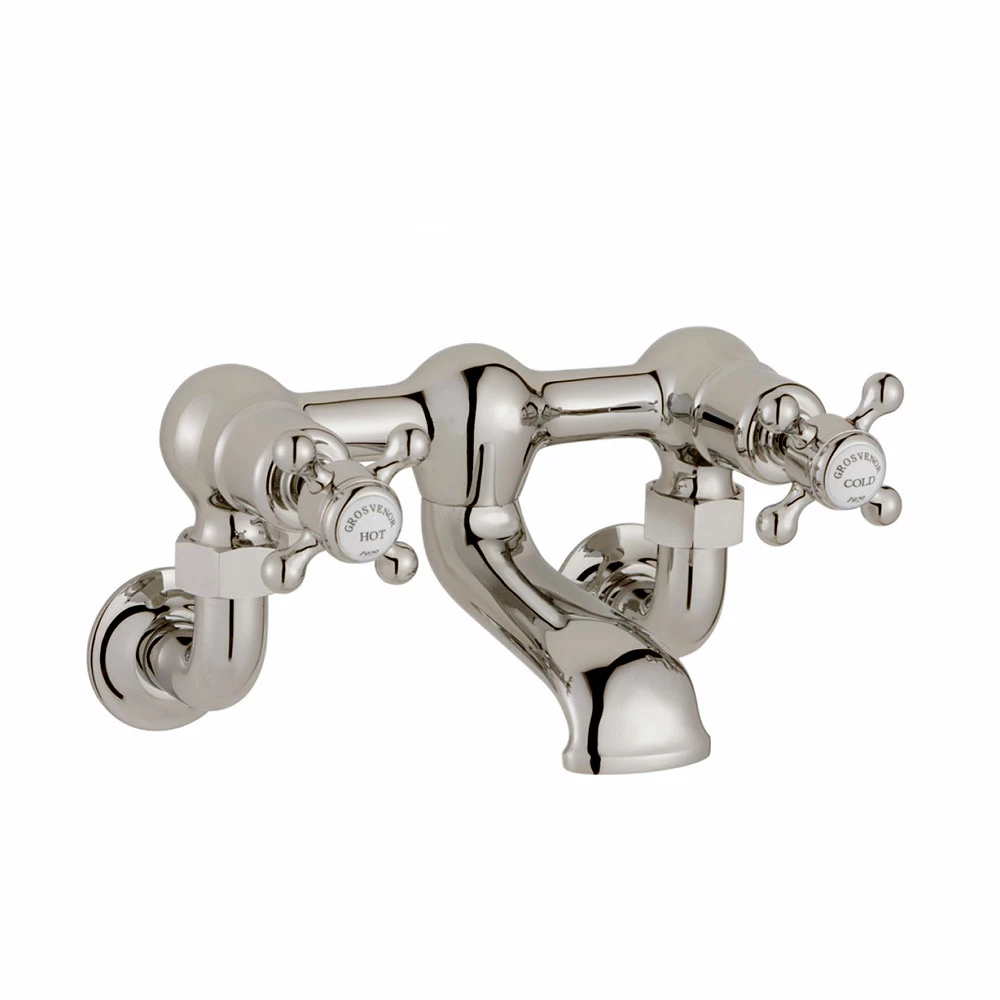 Butler & Rose Caledonia Crosshead Wall Mounted Bath Filler - Chrome 4 Butler & Rose Caledonia Crosshead Wall Mounted Bath Filler - Chrome - Image 2
