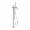 Crosswater 3ONE6 Stainless Steel Floorstanding Bath Shower Mixer Tap -TAP WAREHOUSE Shop crosswater 3one6 freestanding bath shower mixer cutout