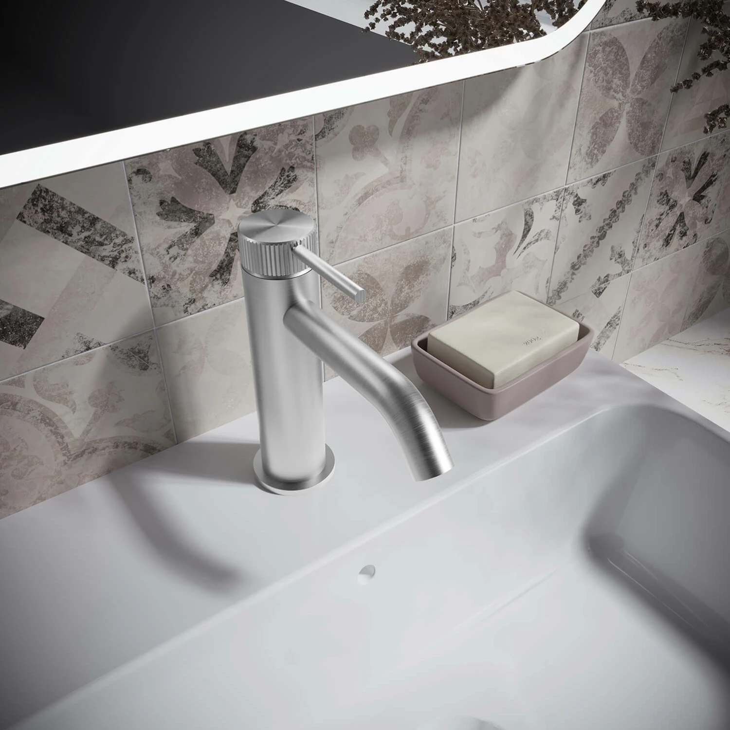 Crosswater 3ONE6 Stainless Steel Mono Basin Mixer 4 Crosswater 3ONE6 Stainless Steel Mono Basin Mixer - Image 2