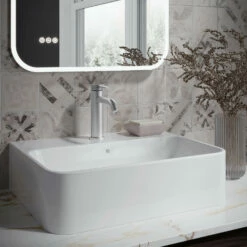 Crosswater 3ONE6 Stainless Steel Mono Basin Mixer 10 Crosswater 3ONE6 Stainless Steel Mono Basin Mixer -TAP WAREHOUSE Shop crosswater 3one6 mono basin mixer lifestyle 3