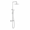 Crosswater Atoll Square Thermostatic Multifunction Shower Kit -TAP WAREHOUSE Shop crosswater atoll thermo exposed shower valve kit