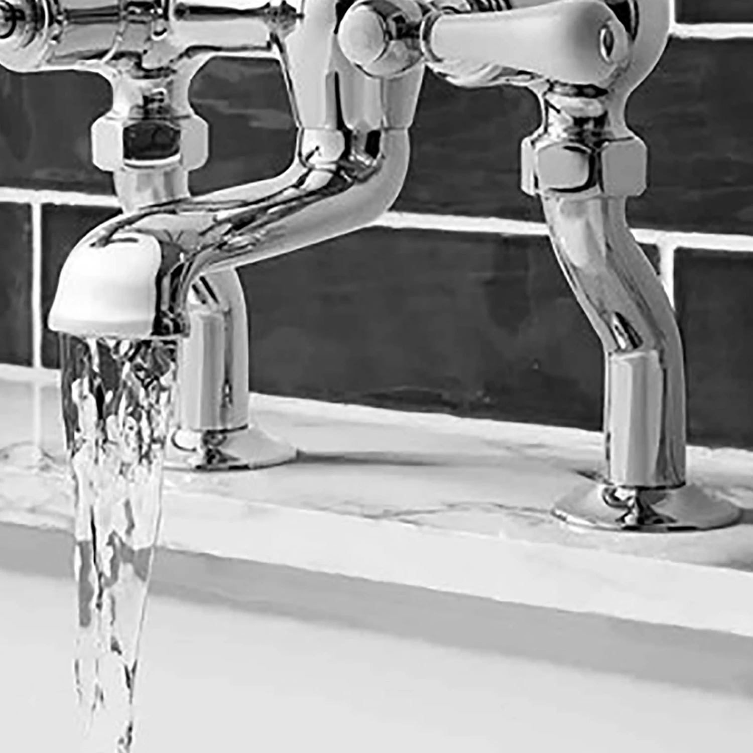 Crosswater Belgravia Lever Deck Mounted Bath Shower Mixer With Handset Kit 8 Crosswater Belgravia Lever Deck Mounted Bath Shower Mixer With Handset Kit - Image 6