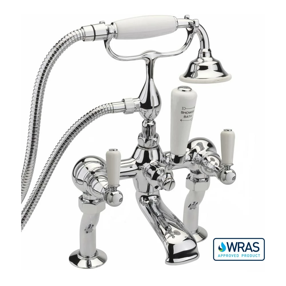 Crosswater Belgravia Lever Deck Mounted Bath Shower Mixer With Handset Kit 7 Crosswater Belgravia Lever Deck Mounted Bath Shower Mixer With Handset Kit - Image 5