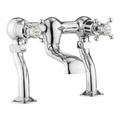 Crosswater Belgravia Crosshead 2 Hole Bath Filler - Chrome