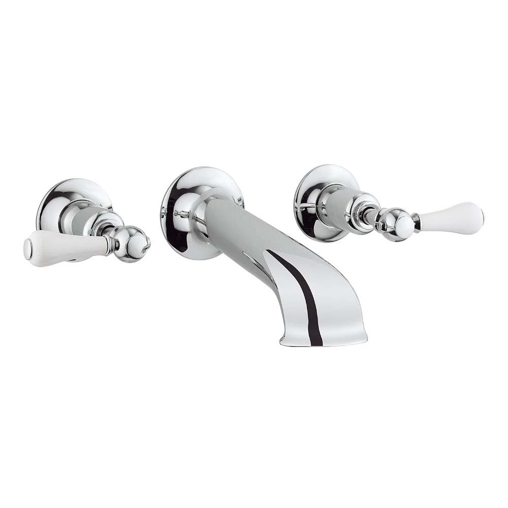Crosswater Belgravia Lever Wall Mounted Bath Filler With Concealed Valves 4 Crosswater Belgravia Lever Wall Mounted Bath Filler With Concealed Valves - Image 2
