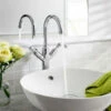 Crosswater Belgravia Lever Tall Monobloc Basin Mixer -TAP WAREHOUSE Shop crosswater belgravia lever tall monobloc basin tap lifestyle