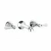Crosswater Belgravia Lever 3 Hole Wall Mounted Basin Mixer